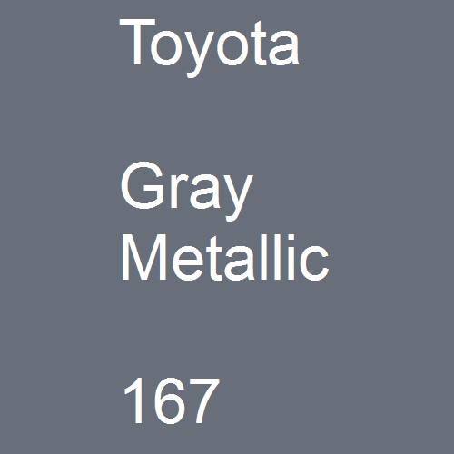 Toyota, Gray Metallic, 167.